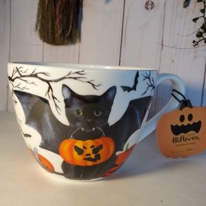 Halloween "Bat Cat" Mug
